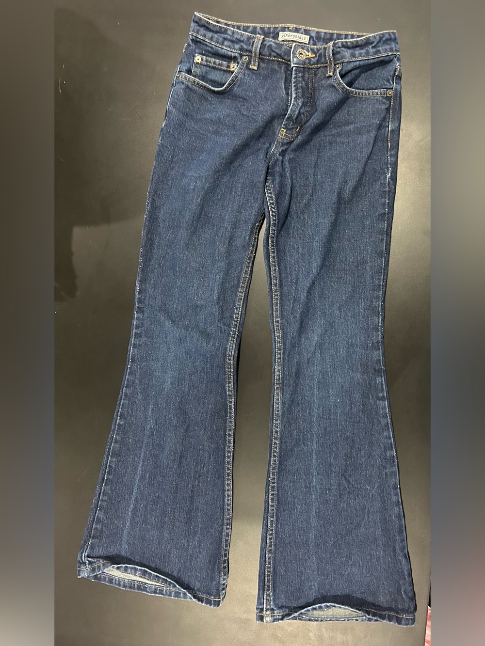 Aeropostale Women's Dark Blue Flare Jeans